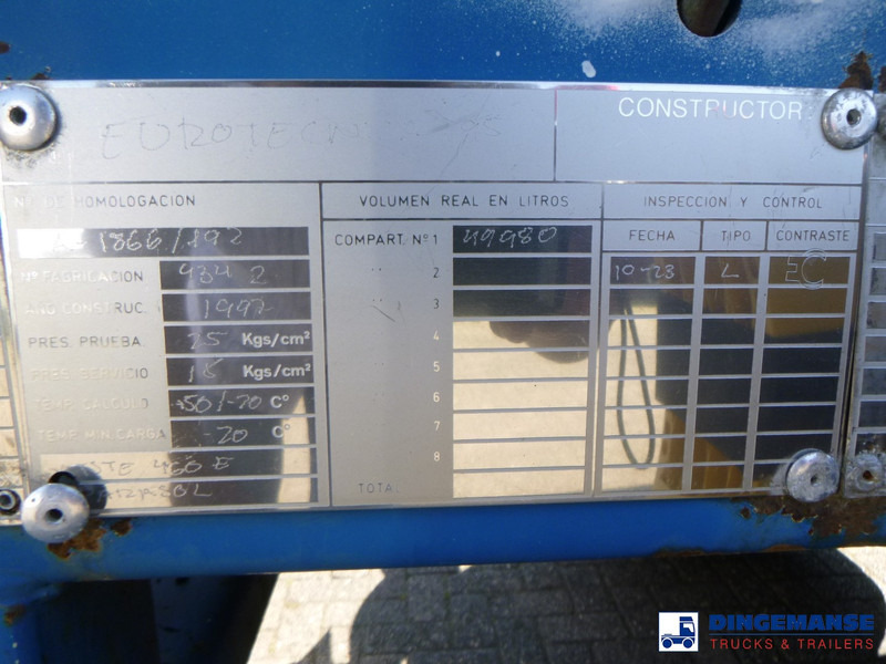 Tank semi-trailer EU Gas tank steel LPG 49.9 m3 / 1comp: picture 14