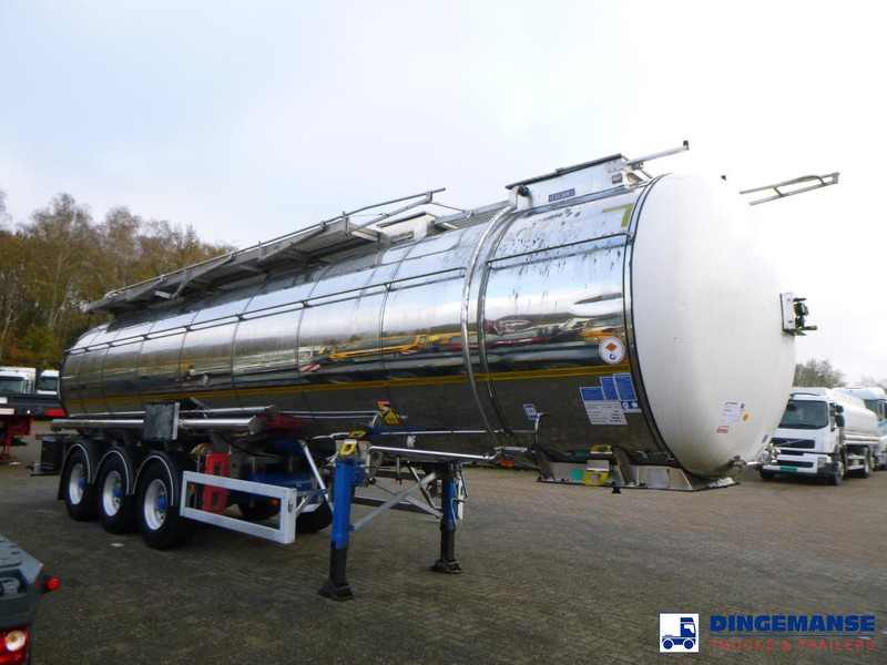 Feldbinder Chemical tank inox L4BH 37.5 m3 / 1 comp - Tank semi-trailer: picture 2 Feldbinder Chemical tank inox L4BH 37.5 m3 / 1 comp - Tank semi-trailer: picture 2