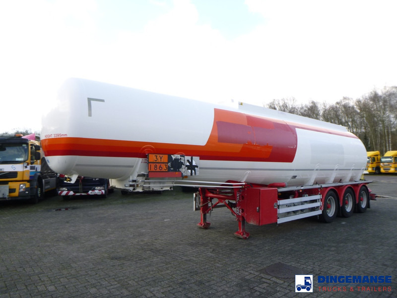 Feldbinder Jet fuel tank 40 m3 / 1 comp + pump - Tank trailer: picture 1 Feldbinder Jet fuel tank 40 m3 / 1 comp + pump - Tank trailer: picture 1