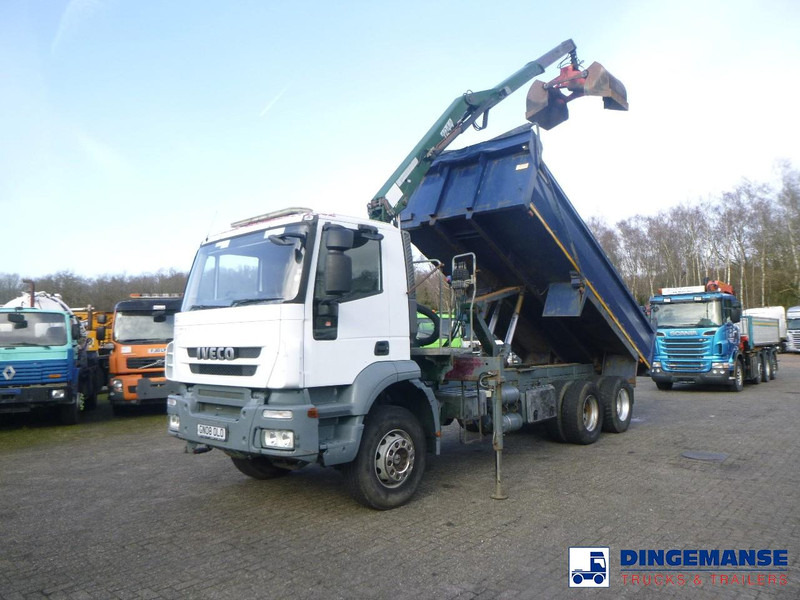 Iveco AD260T33 6X4 RHD tipper + HMF crane - Crane truck: picture 1 Iveco AD260T33 6X4 RHD tipper + HMF crane - Crane truck: picture 1