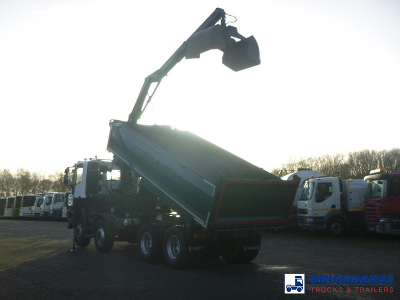 Iveco AD340T36 8x4 RHD tipper + HMF 1244 Z1 - Crane truck: picture 4 Iveco AD340T36 8x4 RHD tipper + HMF 1244 Z1 - Crane truck: picture 4