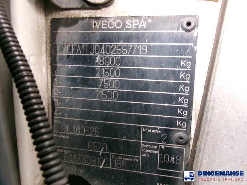 Iveco Eurocargo ML180E25 4x2 RHD on lease Iveco Eurocargo ML180E25 4x2 RHD: picture 15