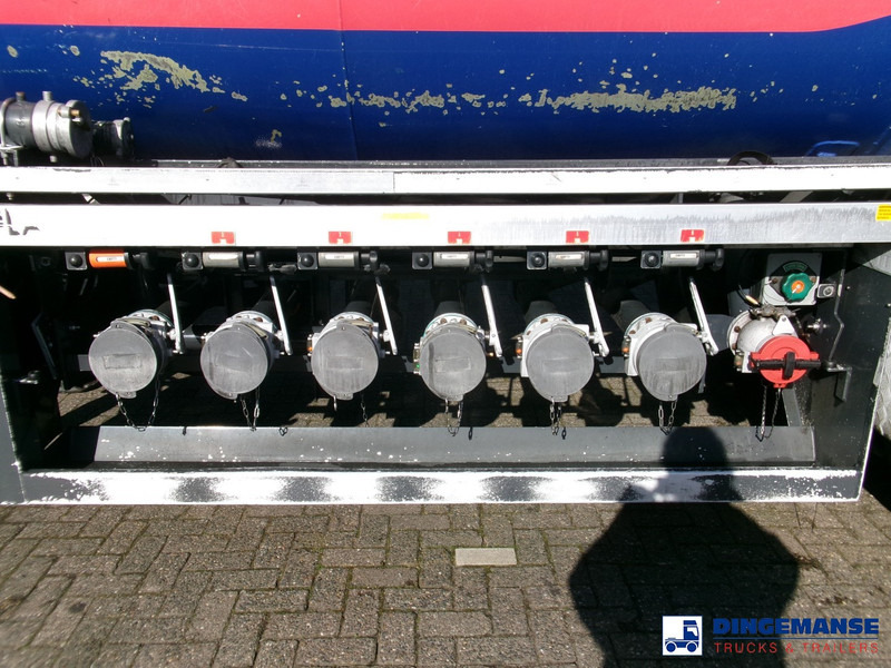 Tank semi-trailer LAG Fuel tank alu 44.5 m3 / 6 comp + pump: picture 11