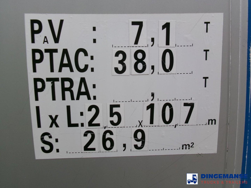 Tank semi-trailer Magyar Bitumen tank inox 32 m3 / 1 comp: picture 19 Tank semi-trailer Magyar Bitumen tank inox 32 m3 / 1 comp: picture 19