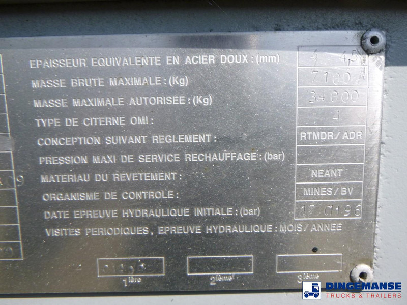 Tank semi-trailer Magyar Bitumen tank inox L1.5BN 32 m3 / 1 comp + ADR: picture 15 Tank semi-trailer Magyar Bitumen tank inox L1.5BN 32 m3 / 1 comp + ADR: picture 15