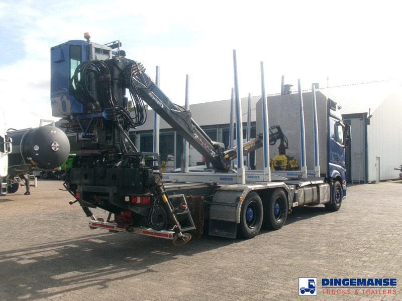 Mercedes-Benz Actros 2663 6x4 Euro 6 loglift F96 crane timber truck - Timber truck, Crane truck: picture 4 Mercedes-Benz Actros 2663 6x4 Euro 6 loglift F96 crane timber truck - Timber truck, Crane truck: picture 4