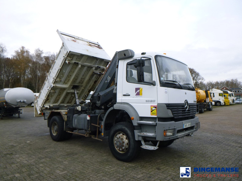Mercedes-Benz Atego 1828 4x4 tipper + Hiab 166 B-2 CL - Crane truck: picture 2 Mercedes-Benz Atego 1828 4x4 tipper + Hiab 166 B-2 CL - Crane truck: picture 2