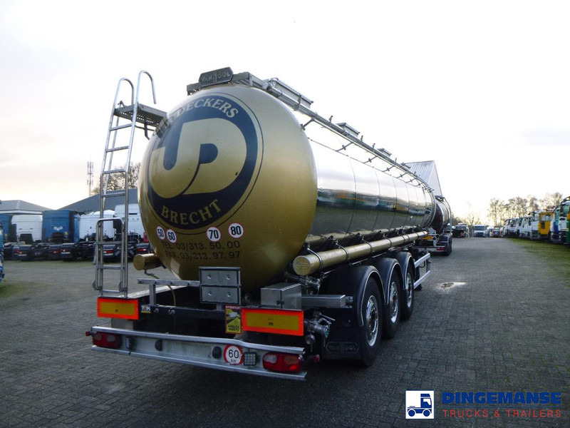Van Hool Chemical tank inox L4BH 30 m3 / 1 comp / ADR 29/08/24 - Tank semi-trailer: picture 4 Van Hool Chemical tank inox L4BH 30 m3 / 1 comp / ADR 29/08/24 - Tank semi-trailer: picture 4