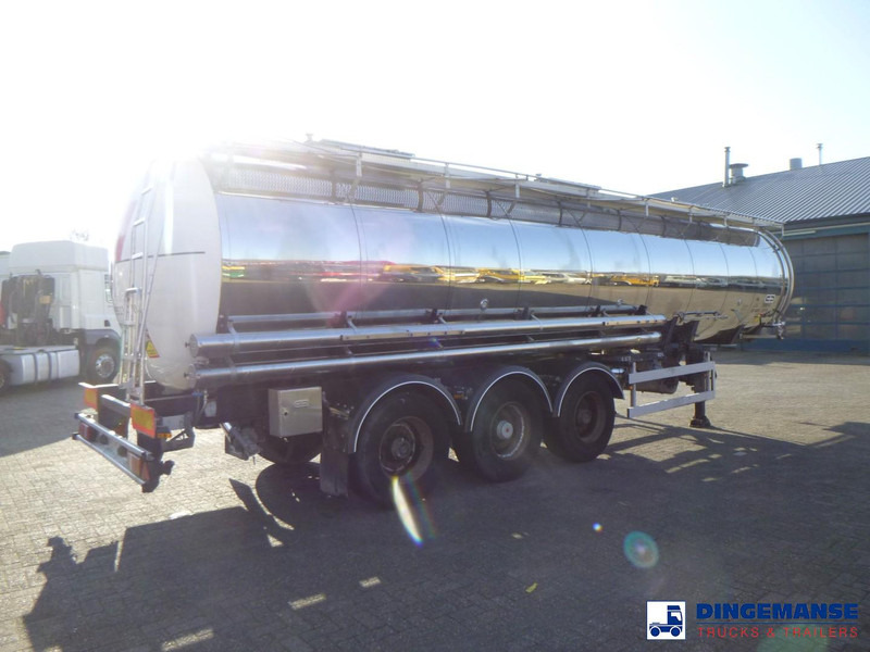 Van Hool Chemical tank inox L4BH 30 m3 / 3 comp - Tank semi-trailer: picture 4 Van Hool Chemical tank inox L4BH 30 m3 / 3 comp - Tank semi-trailer: picture 4