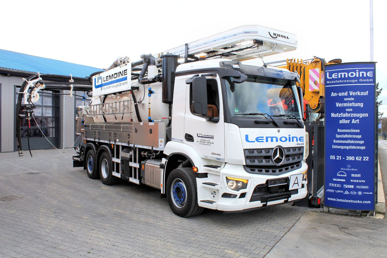Mercedes-Benz AROCS 2546 6x2 Kroll 14m³ WRG Wasserrückgewinner - Vacuum truck: picture 1 Mercedes-Benz AROCS 2546 6x2 Kroll 14m³ WRG Wasserrückgewinner - Vacuum truck: picture 1