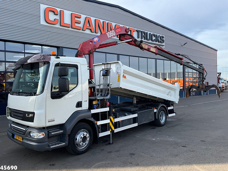 DAF FA 55 LF 220 HMF 10 Tonmeter laadkraan Just 119.287 km! - Tipper, Crane truck: picture 1 DAF FA 55 LF 220 HMF 10 Tonmeter laadkraan Just 119.287 km! - Tipper, Crane truck: picture 1
