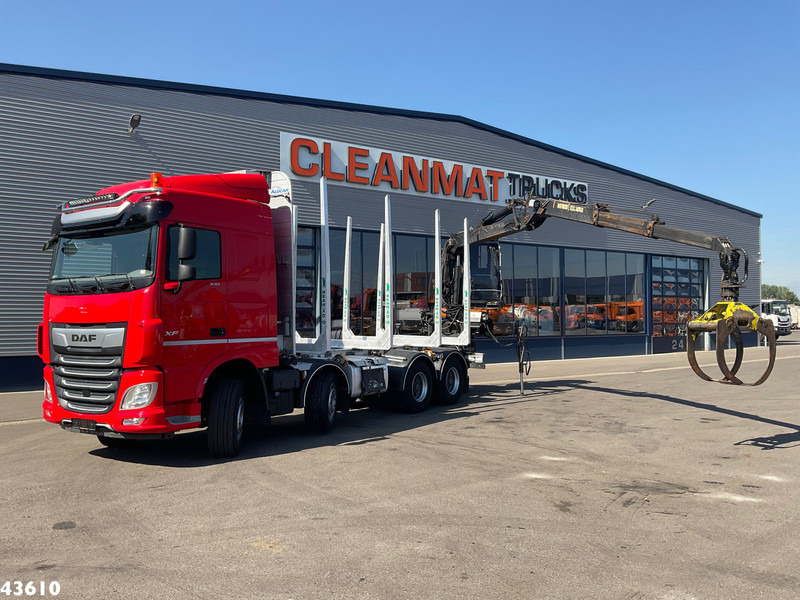 DAF FAD XF 530 8x4 Holzkran - Crane truck: picture 1 DAF FAD XF 530 8x4 Holzkran - Crane truck: picture 1