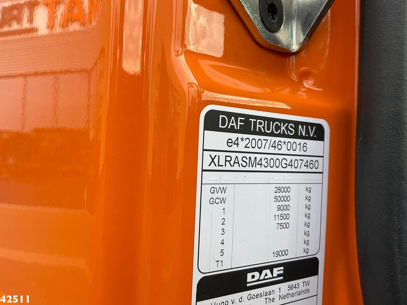 Hook lift truck, Crane truck DAF FAN CF 430 HMF 23 Tonmeter laadkraan: picture 14