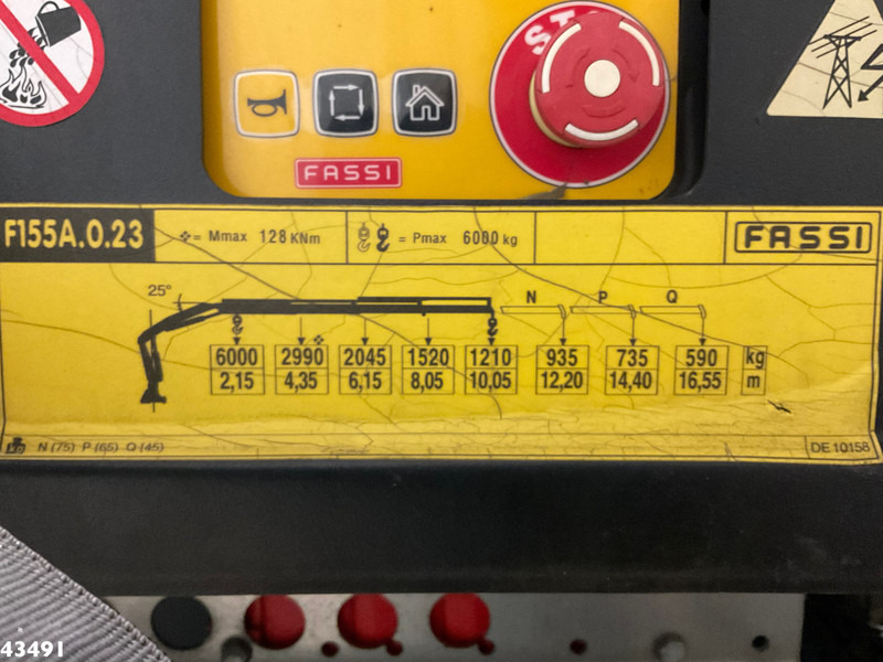 Crane truck DAF FT CF 370 Euro 6 Fassi 15 Tonmeter laadkraan: picture 11