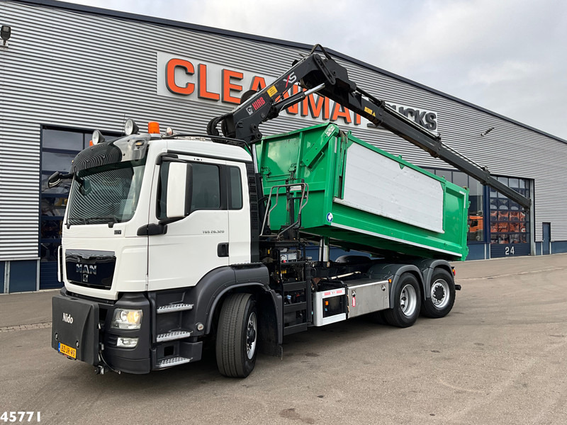 MAN TGS 26.320 6x2 Hiab 14 Tonmeter laadkraan Just 165.674 km! - Tipper, Crane truck: picture 1 MAN TGS 26.320 6x2 Hiab 14 Tonmeter laadkraan Just 165.674 km! - Tipper, Crane truck: picture 1