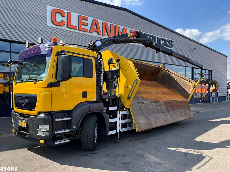 MAN TGS 35.400 8x4 Manual HMF 16 Tm Z-kraan - Tipper, Crane truck: picture 2 MAN TGS 35.400 8x4 Manual HMF 16 Tm Z-kraan - Tipper, Crane truck: picture 2
