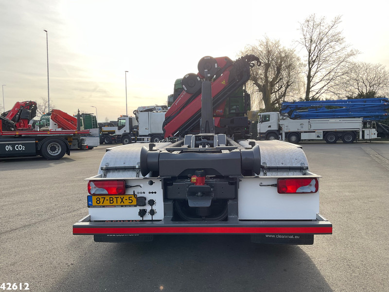 Hook lift truck, Crane truck MAN TGS 35.460 8x2 Euro 6 HMF 26 Tonmeter laadkraan: picture 6