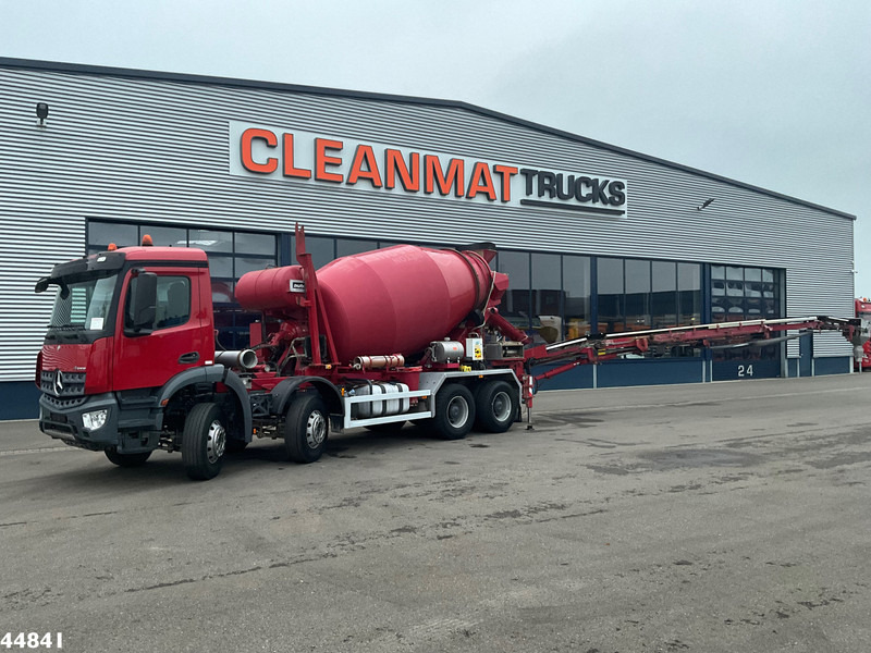 Mercedes-Benz Arocs 3243 Euro 6 8x4 Betonmixer 8m³ + transportband Just 99.142 Km! - Concrete mixer truck: picture 3 Mercedes-Benz Arocs 3243 Euro 6 8x4 Betonmixer 8m³ + transportband Just 99.142 Km! - Concrete mixer truck: picture 3
