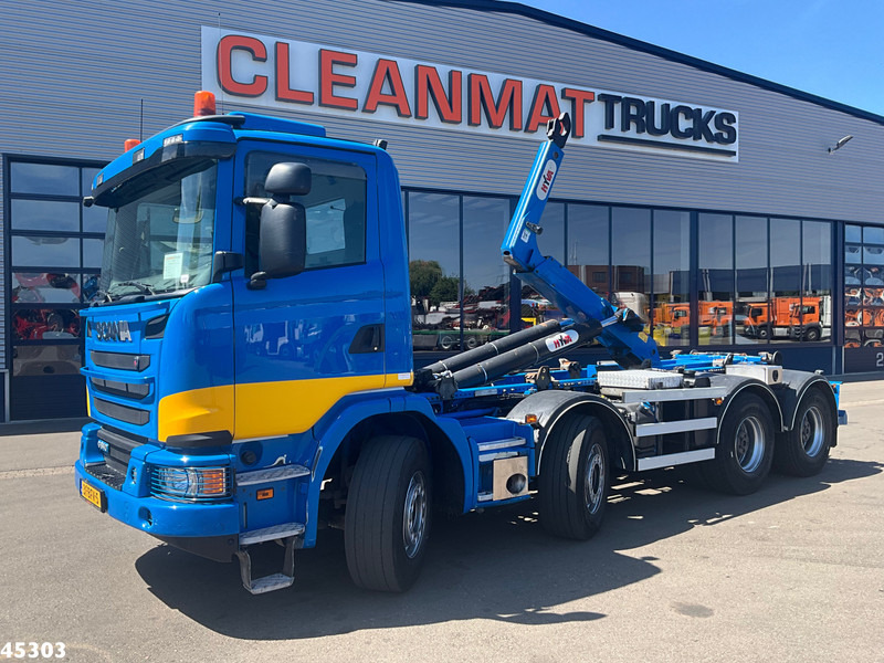 Scania G490 8x4 Euro 6 Hyva 30 Ton haakarmsysteem - Hook lift truck: picture 1 Scania G490 8x4 Euro 6 Hyva 30 Ton haakarmsysteem - Hook lift truck: picture 1