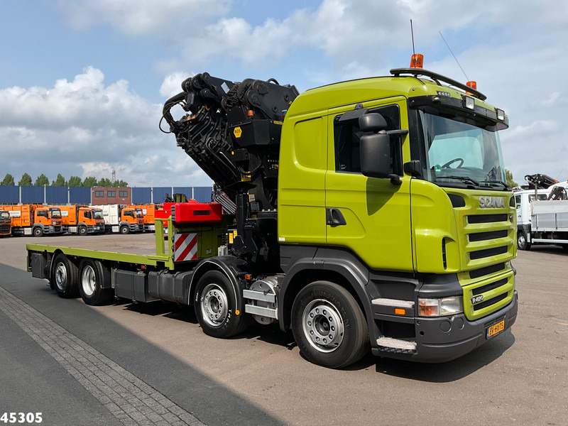 Scania R 420 8x2 manual Palfinger 85 Tonmeter laadkraan + Fly-Jib - Crane truck: picture 4 Scania R 420 8x2 manual Palfinger 85 Tonmeter laadkraan + Fly-Jib - Crane truck: picture 4