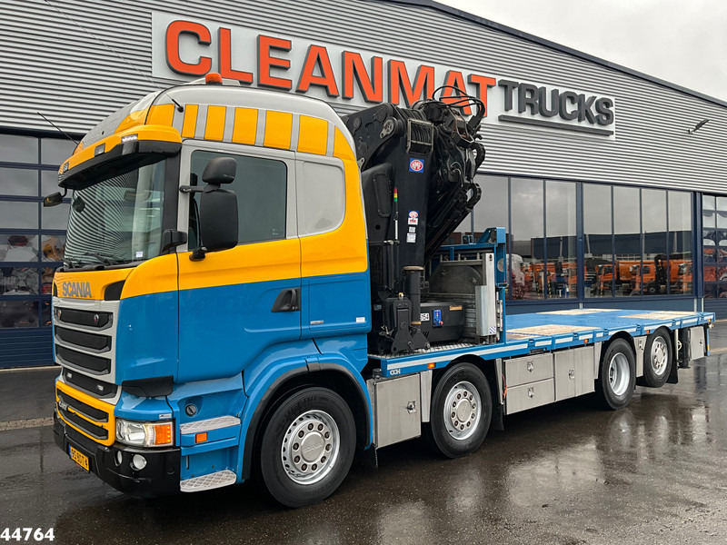 Scania R 490 Euro 6 HMF 85 Tonmeter laadkraan - Crane truck: picture 2 Scania R 490 Euro 6 HMF 85 Tonmeter laadkraan - Crane truck: picture 2