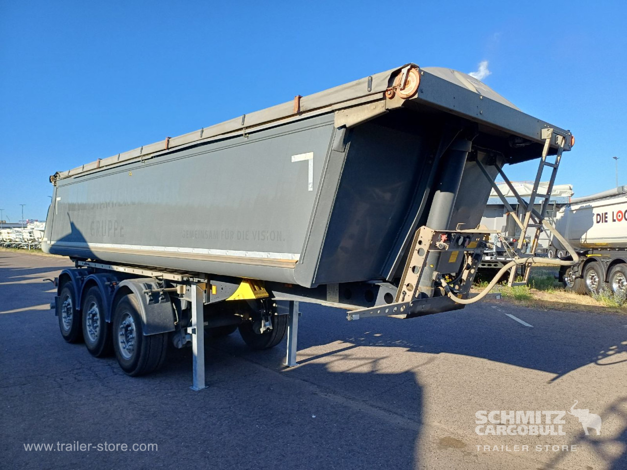 SCHMITZ Auflieger Kipper Alukastenmulde 24m³ - Tipper semi-trailer: picture 1 SCHMITZ Auflieger Kipper Alukastenmulde 24m³ - Tipper semi-trailer: picture 1