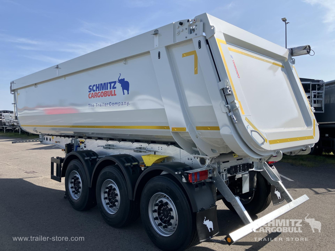 SCHMITZ Auflieger Kipper Stahlrundmulde 29m³ - Tipper semi-trailer: picture 5 SCHMITZ Auflieger Kipper Stahlrundmulde 29m³ - Tipper semi-trailer: picture 5