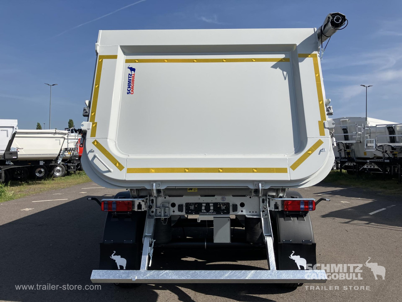 New Tipper semi-trailer SCHMITZ Auflieger Kipper Stahlrundmulde 29m³: picture 9