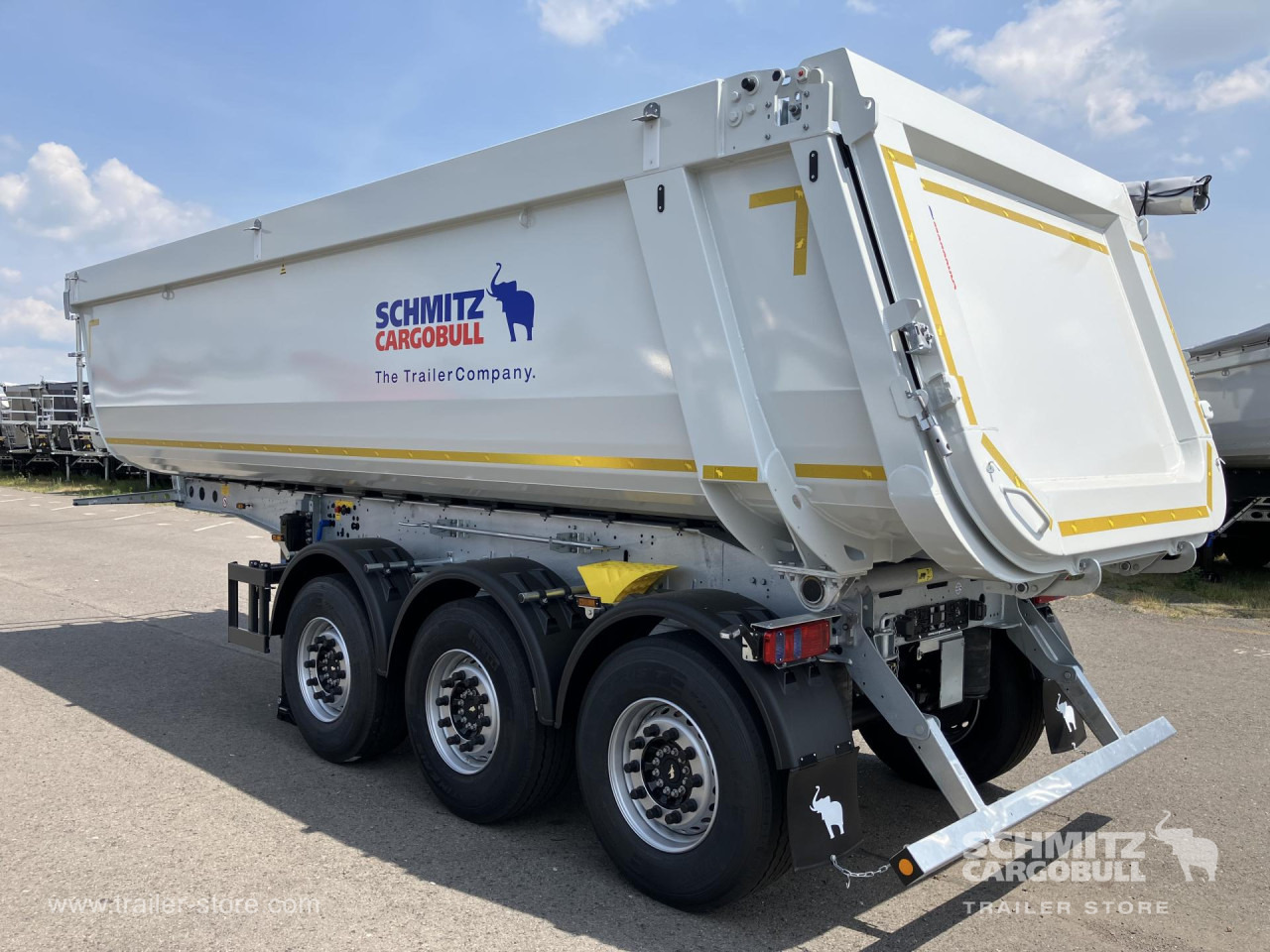 SCHMITZ Auflieger Kipper Stahlrundmulde - Tipper semi-trailer: picture 5 SCHMITZ Auflieger Kipper Stahlrundmulde - Tipper semi-trailer: picture 5