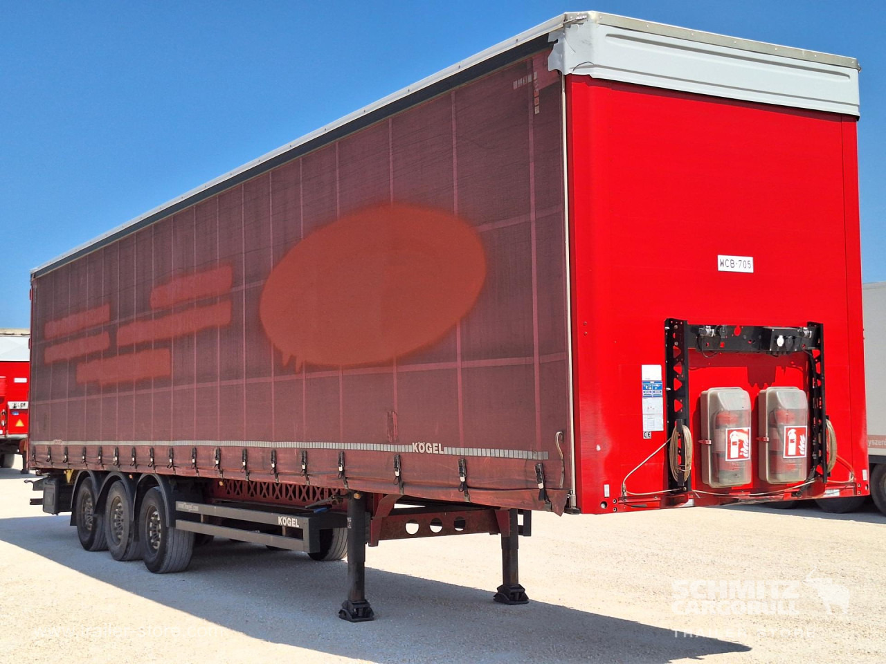 KOEGEL Tolóponyva Szabvány - Curtainsider semi-trailer: picture 1 KOEGEL Tolóponyva Szabvány - Curtainsider semi-trailer: picture 1