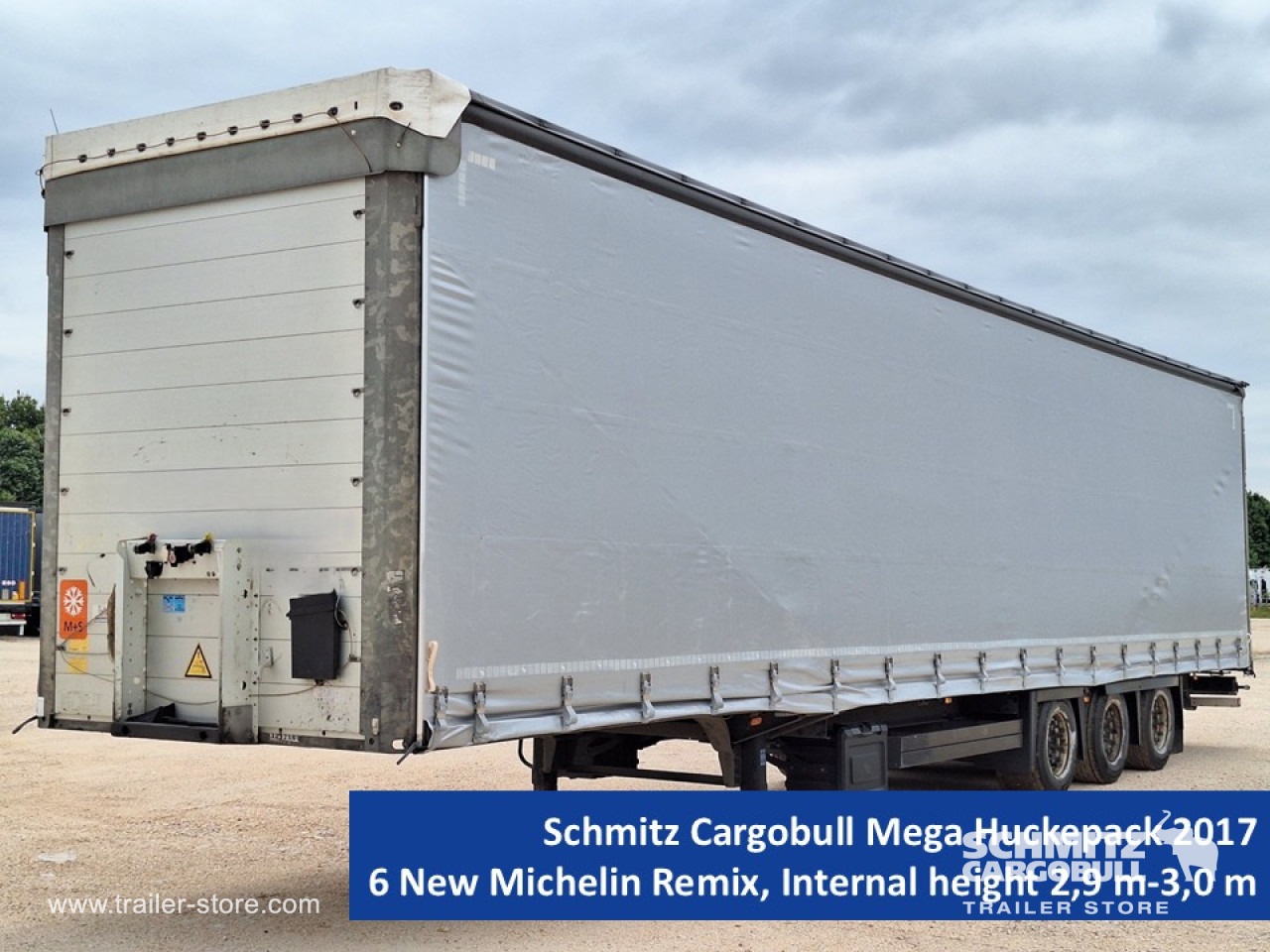SCHMITZ Tolóponyva Mega - Curtainsider semi-trailer: picture 1 SCHMITZ Tolóponyva Mega - Curtainsider semi-trailer: picture 1