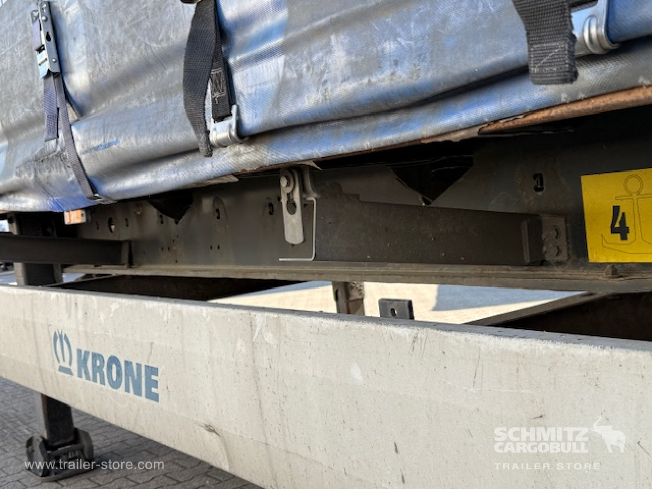 KRONE Oplegger Schuifzeil Mega - Curtainsider semi-trailer: picture 4 KRONE Oplegger Schuifzeil Mega - Curtainsider semi-trailer: picture 4