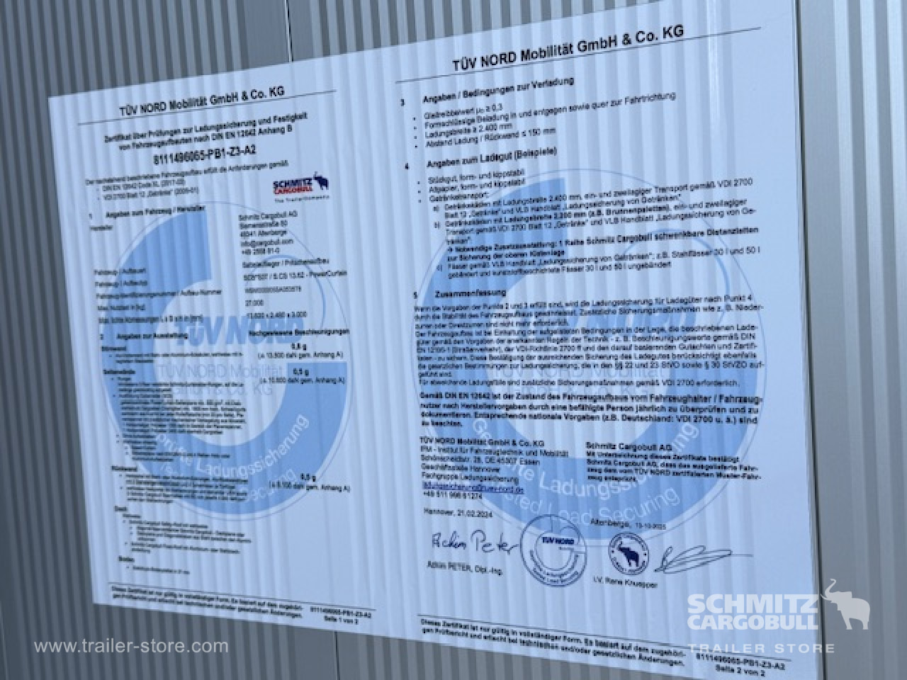 SCHMITZ Oplegger Schuifzeil Mega - Curtainsider semi-trailer: picture 4 SCHMITZ Oplegger Schuifzeil Mega - Curtainsider semi-trailer: picture 4
