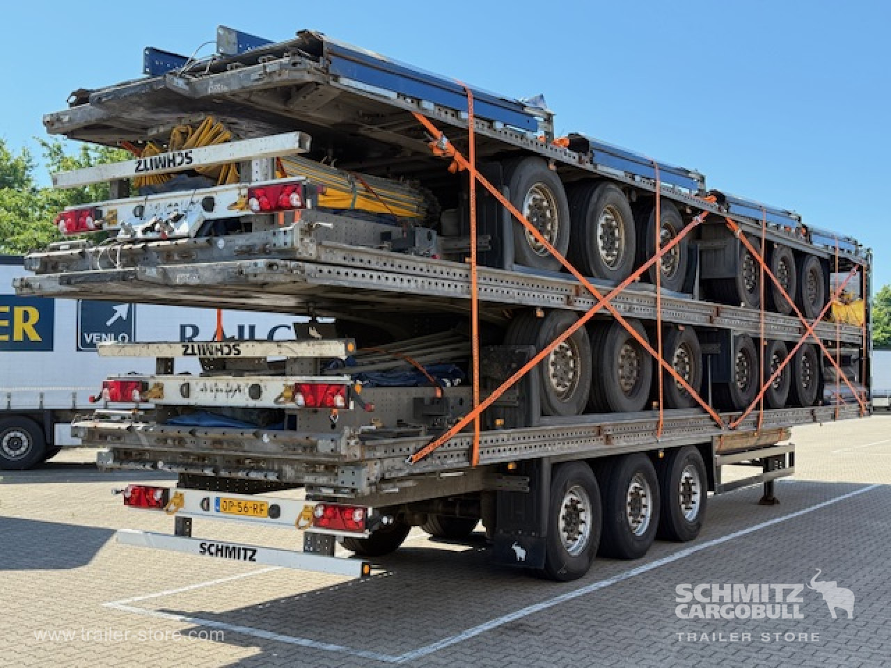 Curtainsider semi-trailer SCHMITZ Oplegger Schuifzeil Standard: picture 11