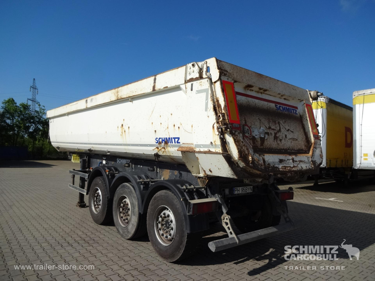 SCHMITZ Bena basculabila semirotunda din otel 28m³ - Tipper semi-trailer: picture 1 SCHMITZ Bena basculabila semirotunda din otel 28m³ - Tipper semi-trailer: picture 1