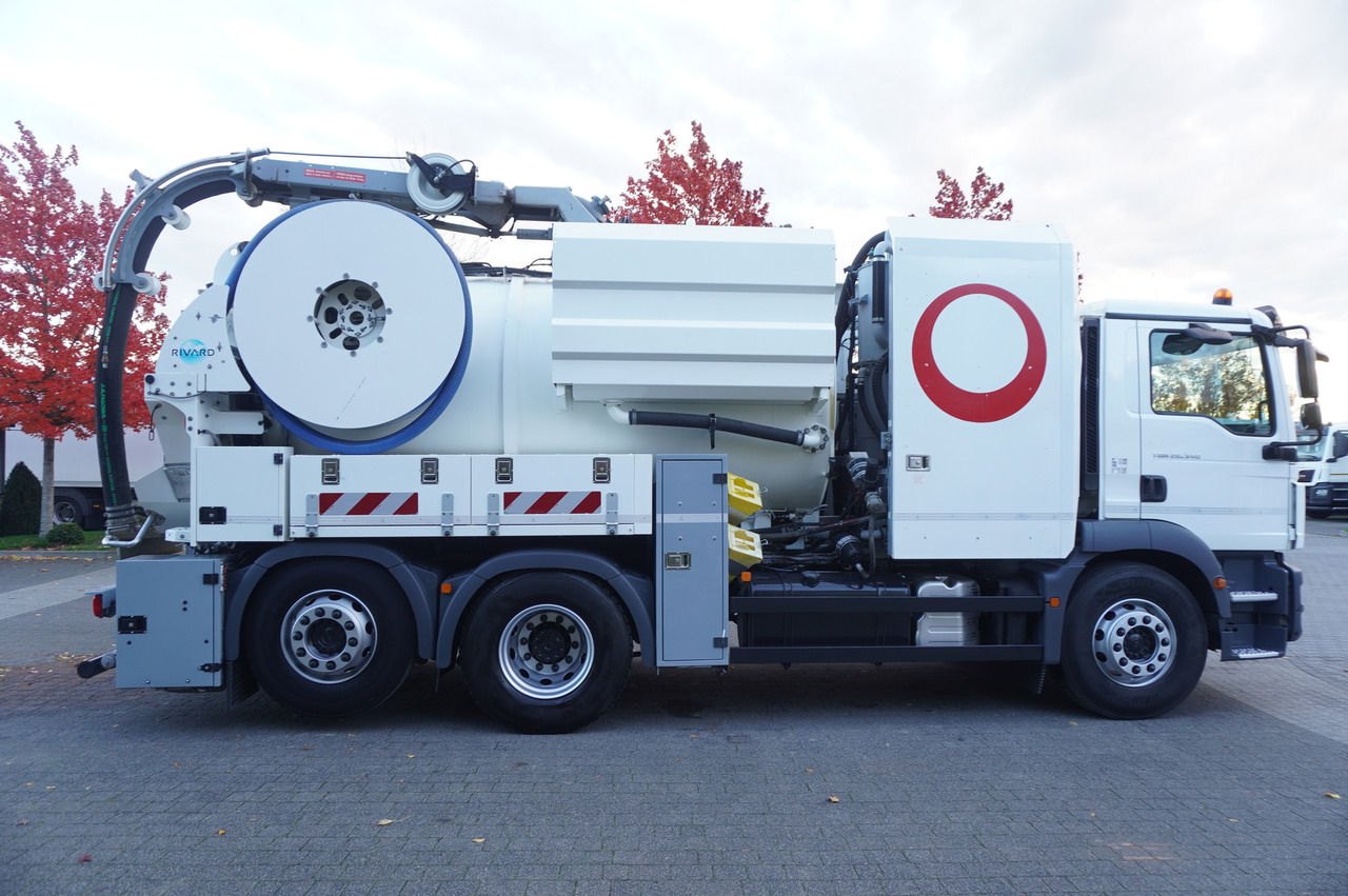 Vacuum truck MAN TGM 26.340 E6 / RIVARD sewage cleaner 11.8 m3 / 170 tho. km / steered axle: picture 9 Vacuum truck MAN TGM 26.340 E6 / RIVARD sewage cleaner 11.8 m3 / 170 tho. km / steered axle: picture 9