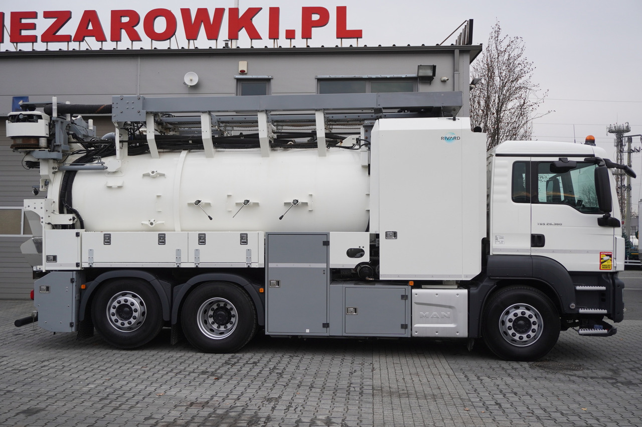 MAN TGS 26.360 E6 / RIVARD sewage cleaner 18 m3 / 180 tho. km / steering axle / 2 units - Vacuum truck: picture 3 MAN TGS 26.360 E6 / RIVARD sewage cleaner 18 m3 / 180 tho. km / steering axle / 2 units - Vacuum truck: picture 3