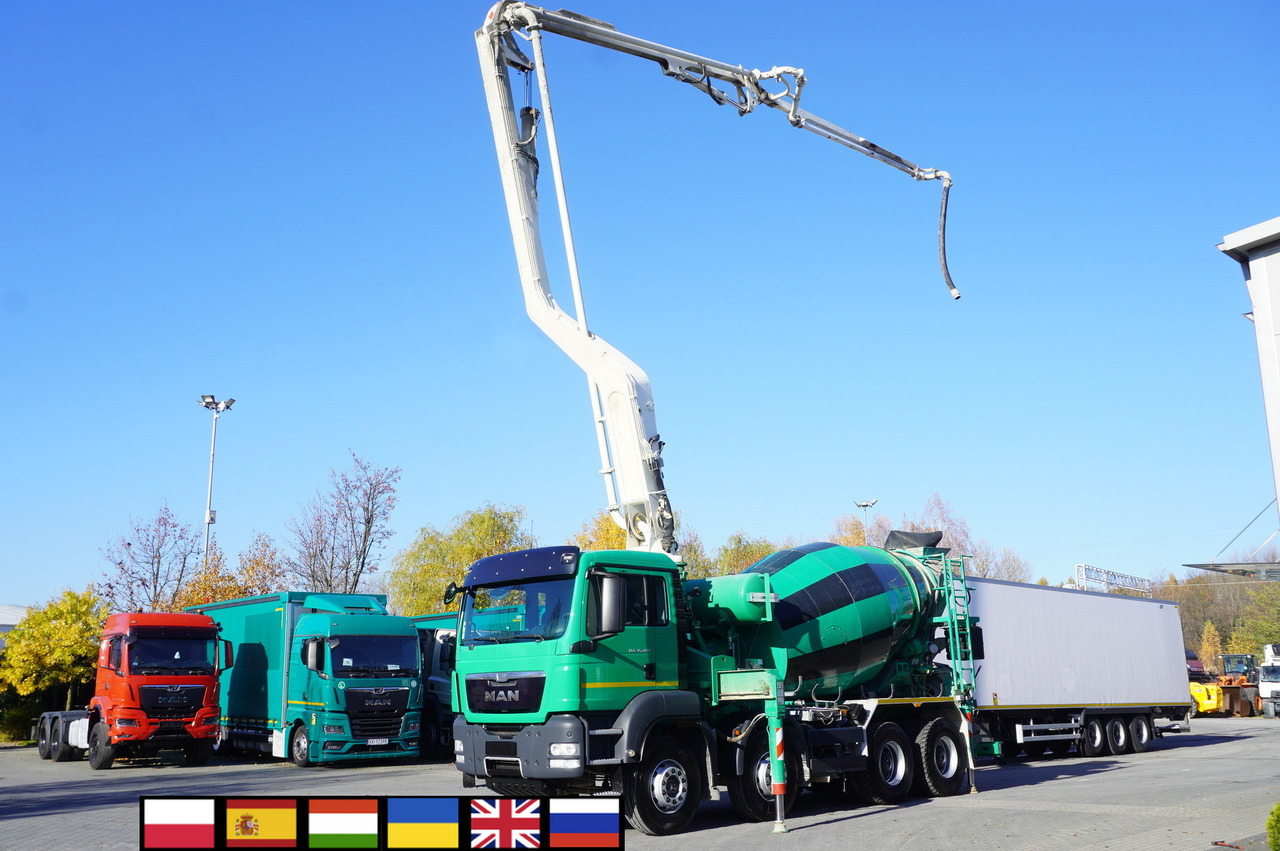 MAN TGS 35.480 8x4 Concrete Mixer Pump truck / Putzmeister M24-3 / 1600 MTH! - Concrete pump truck: picture 1 MAN TGS 35.480 8x4 Concrete Mixer Pump truck / Putzmeister M24-3 / 1600 MTH! - Concrete pump truck: picture 1