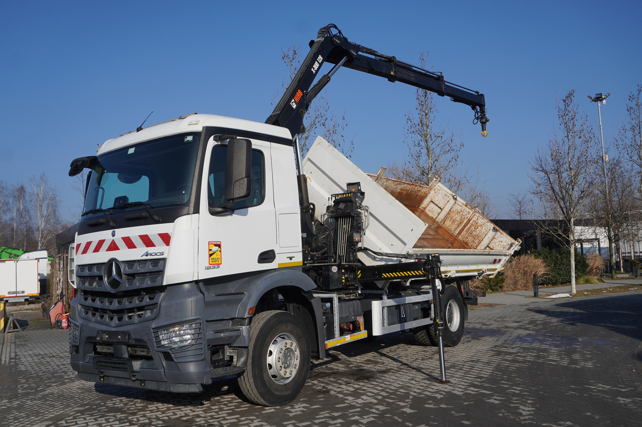 MERCEDES-BENZ Arocs 1833 / 87,000 km!!! / Hds HIAB X-DUO 128 B-2 / three-sided tipper on lease MERCEDES-BENZ Arocs 1833 / 87,000 km!!! / Hds HIAB X-DUO 128 B-2 / three-sided tipper: picture 26