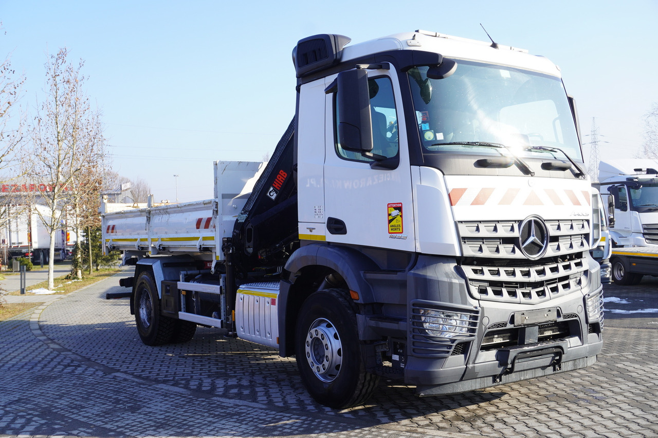 MERCEDES-BENZ Arocs 1833 / 87,000 km!!! / Hds HIAB X-DUO 128 B-2 / three-sided tipper on lease MERCEDES-BENZ Arocs 1833 / 87,000 km!!! / Hds HIAB X-DUO 128 B-2 / three-sided tipper: picture 7