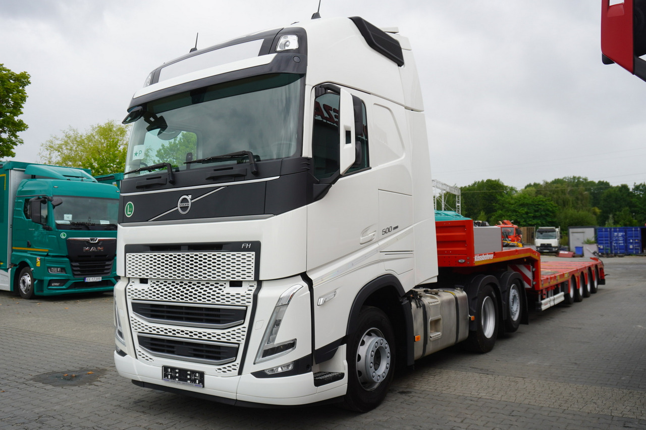 VOLVO FH 500 6 × 2 Globetrotter XL / 2023 / 114 thousand km / Brand-new low-loader Kässbohrer LB3E semi-trailer - Autotransporter truck: picture 5 VOLVO FH 500 6 × 2 Globetrotter XL / 2023 / 114 thousand km / Brand-new low-loader Kässbohrer LB3E semi-trailer - Autotransporter truck: picture 5