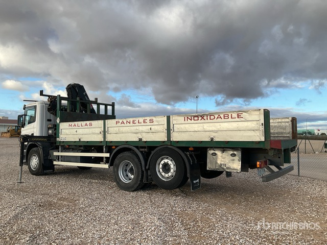 2007 Scania P340 2006 Hiab 144B-2 5 ton on 6x2 Flatbed Truck with Crane - Dropside/ Flatbed truck, Crane truck: picture 4 2007 Scania P340 2006 Hiab 144B-2 5 ton on 6x2 Flatbed Truck with Crane - Dropside/ Flatbed truck, Crane truck: picture 4