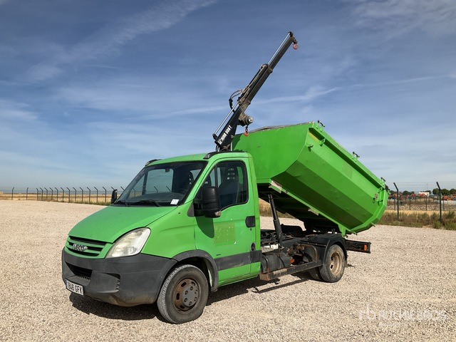 2008 Iveco Daily 35C12 2007 Hiab 008 840 kg on 4x2 Dump Truck with Crane - Flail mower/ Mulcher: picture 2 2008 Iveco Daily 35C12 2007 Hiab 008 840 kg on 4x2 Dump Truck with Crane - Flail mower/ Mulcher: picture 2