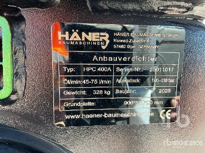 HAENER HPC400-A Hydraulic (Unused) - Vibratory plate: picture 5 HAENER HPC400-A Hydraulic (Unused) - Vibratory plate: picture 5