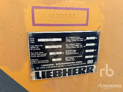 LIEBHERR L544 - Wheel loader: picture 5 LIEBHERR L544 - Wheel loader: picture 5