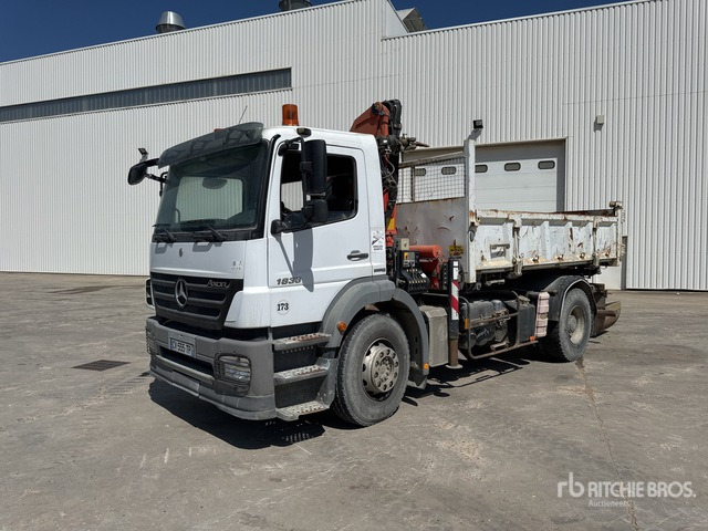 2008 Mercedes Axor 1833 2008 Palfinger PK15500 6100 kg ... Dump Truck with Crane - Flail mower/ Mulcher: picture 1 2008 Mercedes Axor 1833 2008 Palfinger PK15500 6100 kg ... Dump Truck with Crane - Flail mower/ Mulcher: picture 1