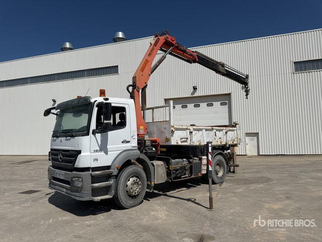 2008 Mercedes Axor 1833 2008 Palfinger PK15500 6100 kg ... Dump Truck with Crane - Flail mower/ Mulcher: picture 4 2008 Mercedes Axor 1833 2008 Palfinger PK15500 6100 kg ... Dump Truck with Crane - Flail mower/ Mulcher: picture 4