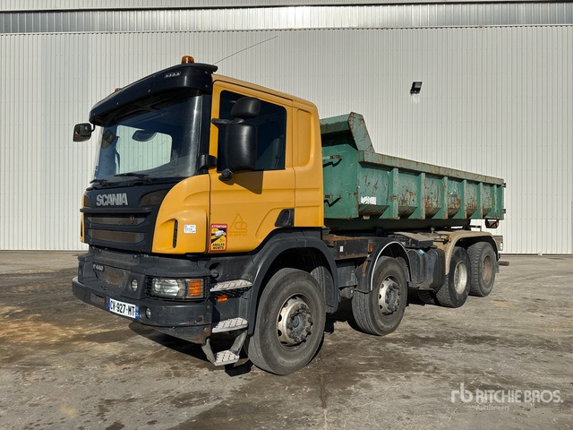 2013 Scania P440 8x4 Camion Ampliroll 8x4 Roll-Off Truck - Hook lift truck: picture 1 2013 Scania P440 8x4 Camion Ampliroll 8x4 Roll-Off Truck - Hook lift truck: picture 1