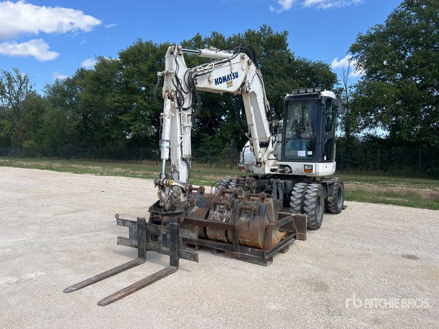 2015 Komatsu PW98MR-8 Pelle Sur Pneus Wheel Excavator - Wheel excavator: picture 2 2015 Komatsu PW98MR-8 Pelle Sur Pneus Wheel Excavator - Wheel excavator: picture 2
