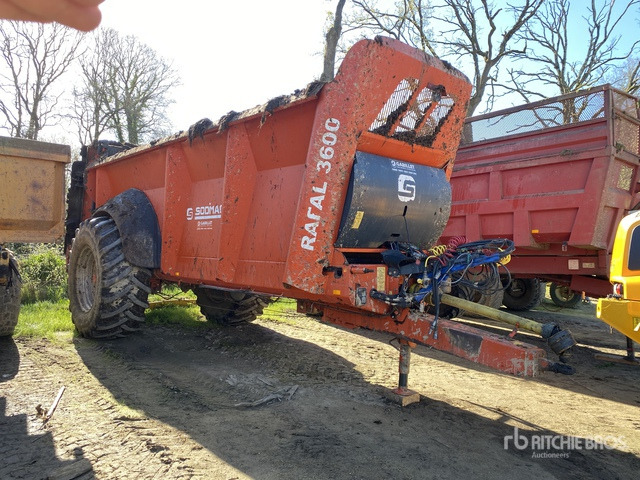 2018 Sodimac Rafal 3600 S/A Epandeur A Fumier 1 Essieu Manure Spreader - Manure spreader: picture 2 2018 Sodimac Rafal 3600 S/A Epandeur A Fumier 1 Essieu Manure Spreader - Manure spreader: picture 2